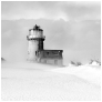 slides/Snow Blown.jpg winter sussex east snow coast beachy head lighthouse eastbourne rocks water ocean people person clouds storm cliffs pebbles red white blue Snow Blown